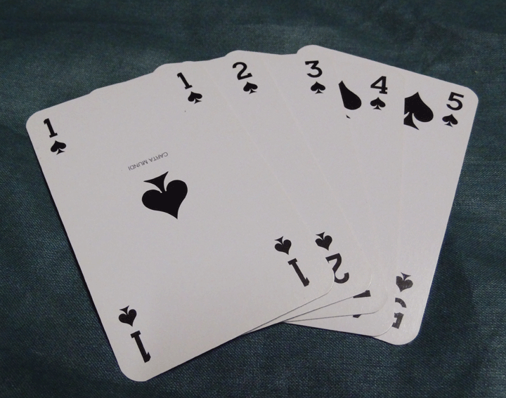 Straight Flush: Five cards of the same color Straight Flush: Five cards of the same color